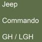 Preview: Jeep, Commando, GH / LGH.